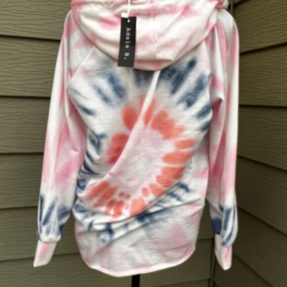 ADELE B. Women’s S hoodie, tie-dye, lightweight, NWT - Picture 3 of 7